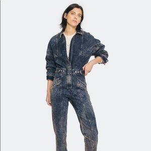 IRO DANDEA Denim Jumpsuit Sz38 NWT
